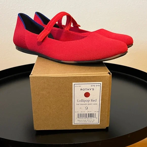 Rothy's Maryjane’s in Lollipop red - Picture 6 of 6